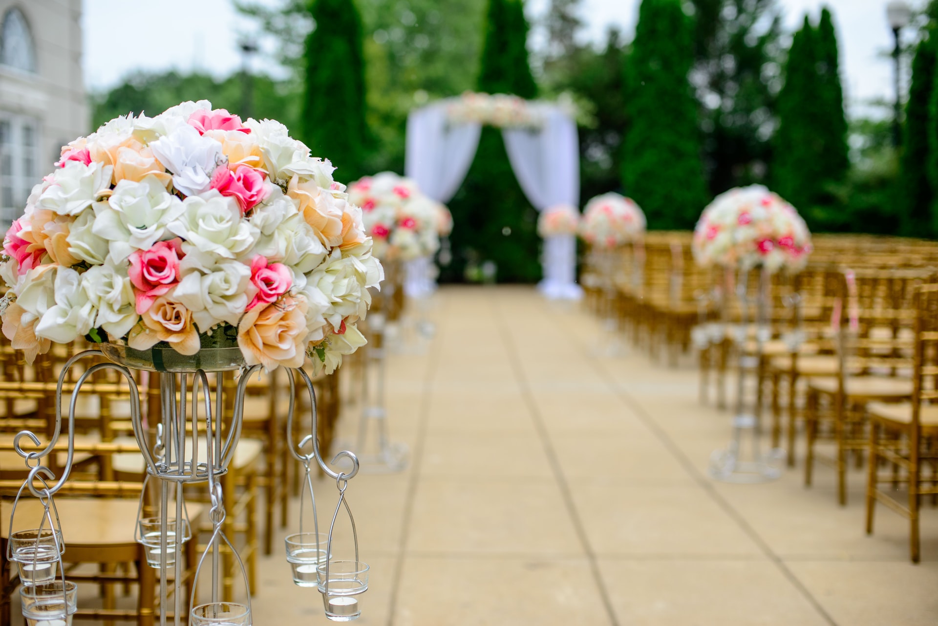 Blumen für Hochzeit